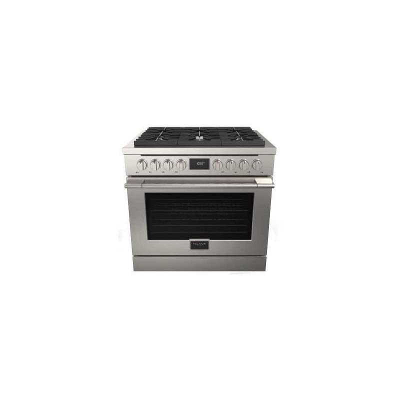 Cuisinière au Gaz de 36 po. Fulgor Milano 5.7 pi.cu avec 6 brûleurs en Inox F4PDF366S1