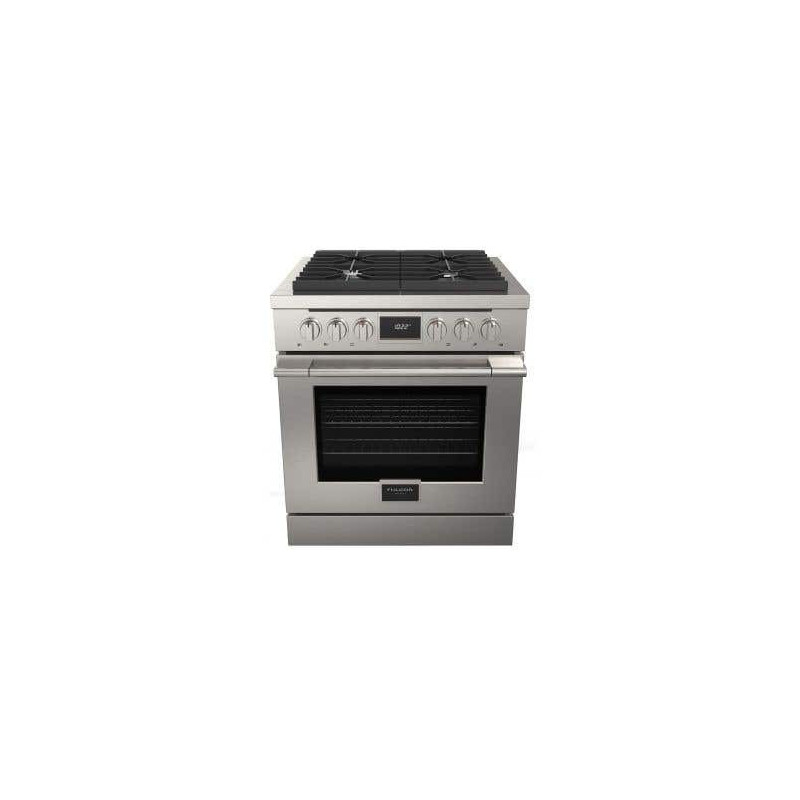 30” Gas Range. Fulgor Milano 4.4 cu.ft with 4 stainless steel burners F4PDF304S1