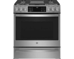 30” Gas Range. GE Profile 5.7 cu. ft. with 5 stainless steel burners PC2S930YPFS
