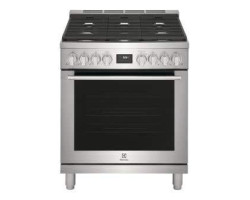 Range 30" sealed burners. Electrolux 4.6 cu.ft. with 5 stainless steel burners ECFD3068AS