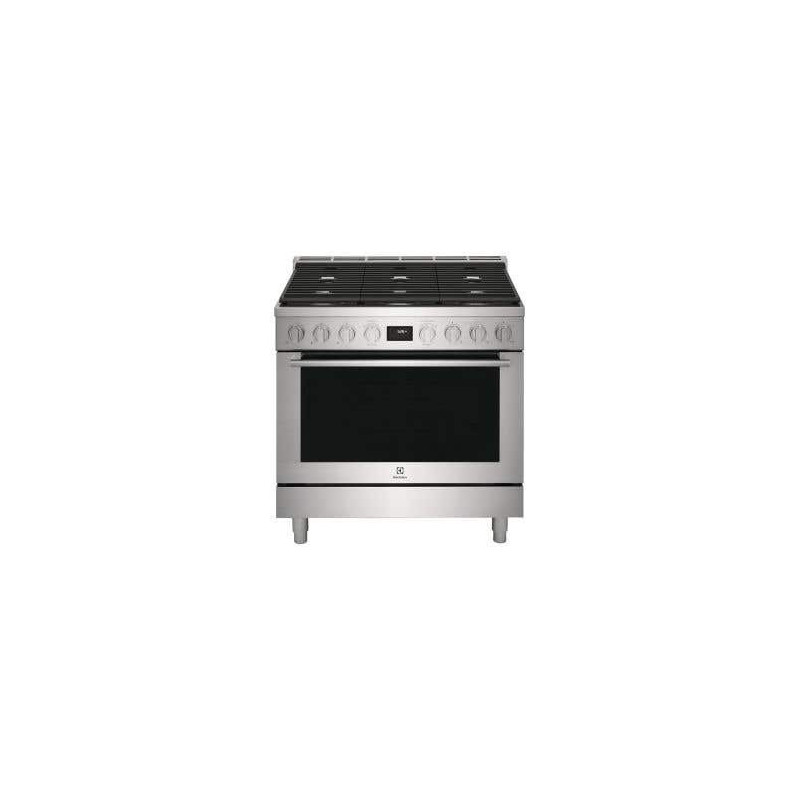 Cuisinière de 35 po. Electrolux 4.4 pi.cu avec 6 brûleurs en Inox ECFD3668AS