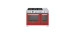 Professional Dual Energy Cooker, 6 Burners, Hot Plate, 48", Red, Bertazzoni PRO486BTFEPROT