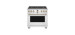 Freestanding Dual Fuel Range with 6 Burners, 36", White, GE Café C2Y366P4TW2