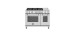 Dual energy range, 48 in, 6 burners, electric oven, hot plate, stainless steel, Bertazzoni MAS486GDFMXV