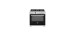 Professional Bi-Energy Cooker 36'' Black Bertazzoni Professional-PRO366BCFEPNET