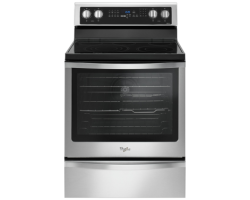 30-inch Vitroceramic Range. Whirlpool 6.4 cu. ft. with 5 stainless steel burners YWFE745H0FS