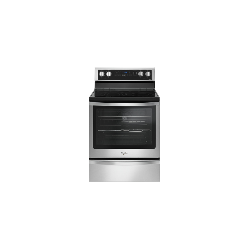 30-inch Vitroceramic Range. Whirlpool 6.4 cu. ft. with 5 stainless steel burners YWFE745H0FS
