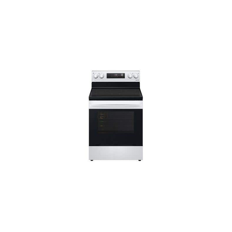 Cuisinière en Vitrocéramique de 30 po. LG 6.3 pi.cu avec 5 brûleurs en Inox LREL6321S