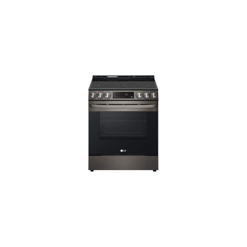 30-inch Vitroceramic Range. LG 6.3 cu.ft. with 5 burners in Black Stainless Steel LSEL6333D