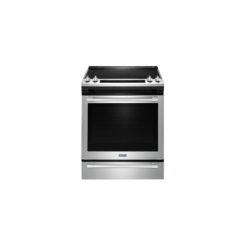 Cuisinière en Vitrocéramique de 30 po. Maytag 6.4 pi.cu avec 5 éléments en Inox YMES8800FZ