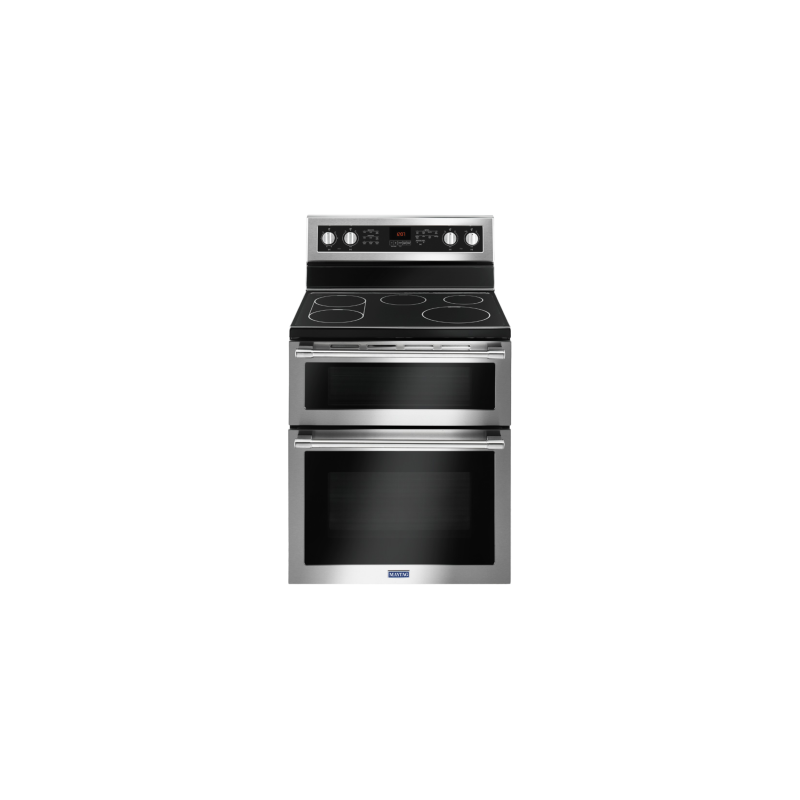 Cuisinière en Vitrocéramique de 30 po. Maytag 2,5 pi.cu avec 5 brûleurs en Inox YMET8800FZ