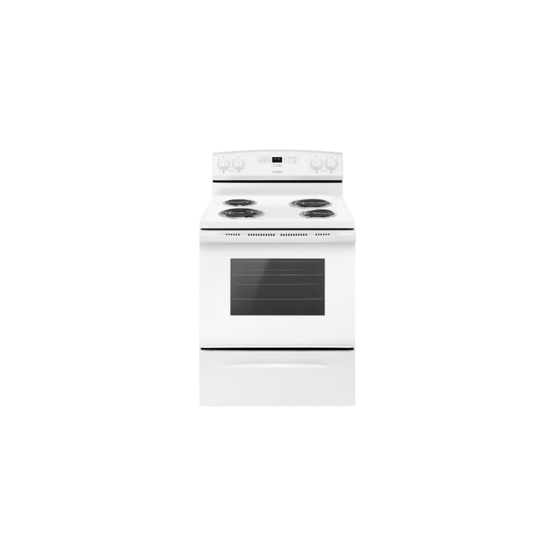 30” Spiral range. Amana 4.8 cu.ft. with 4 burners in White YACR4303MFW