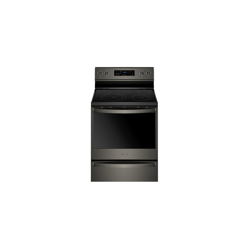 30-inch Vitroceramic Range. Whirlpool 6.4 cu. ft. with 5 burners in Black Stainless Steel YWFE775H0HV