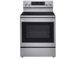 30-inch Vitroceramic Range. LG 6.3 cu.ft. with 5 stainless steel burners LREL6325F