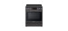 Cuisinière électrique intelligente de 30 po. LG 6.3 pi.cu avec 5 brûleurs en Inox Noir, LSEL6335D