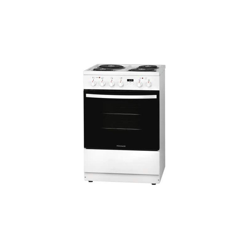 Freestanding electric range, 1.9 cu. ft., 4 burners, 24 in., white, Frigidaire FCFC241CAW