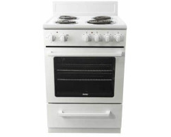 23” Spiral range. Danby 2.5 cu. ft. with 4 burners in White DERM240WC