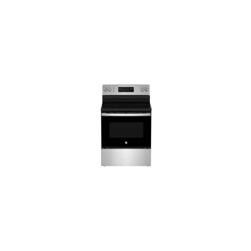 Removable Electric Range with Self-Cleaning, 30", Stainless Steel, GE JCB630SVSS