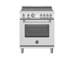 Electric Range, 30 in, 4 Elements, Electric Oven, Stainless Steel, Bertazzoni MAS304CEMXV