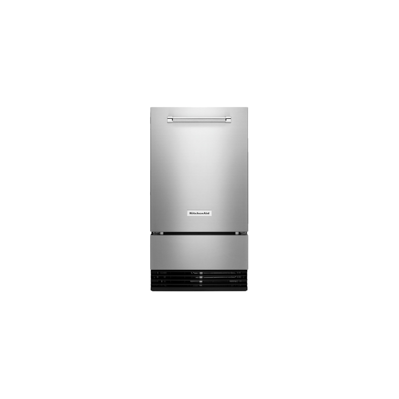 18 in. built-in ice maker. Stainless Steel KitchenAid KUID508HPS