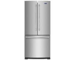 Freestanding French Door Refrigerator 19.68 cu.ft. 30 in. Maytag MFB2055FRZ Stainless Steel