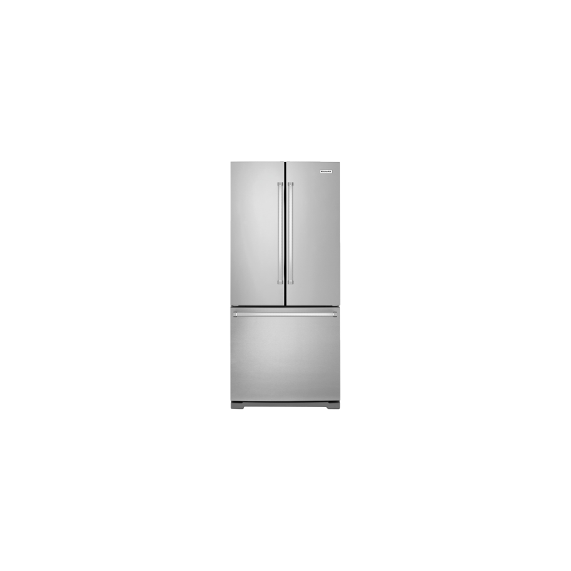 Réfrigérateur Autoportant Portes Françaises 19.68 pi.cu. 30 po. KitchenAid KRFF300ESS