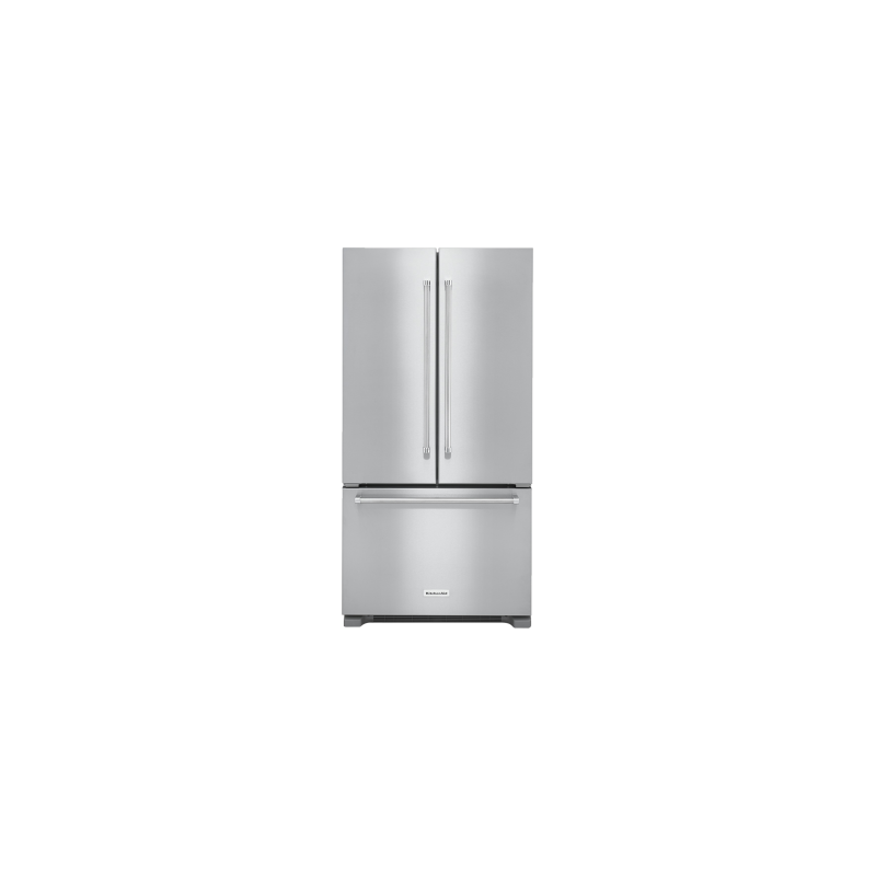 Counter Depth Refrigerator French Doors 22 cu.ft. 36 in. KitchenAid KRFC302ESS