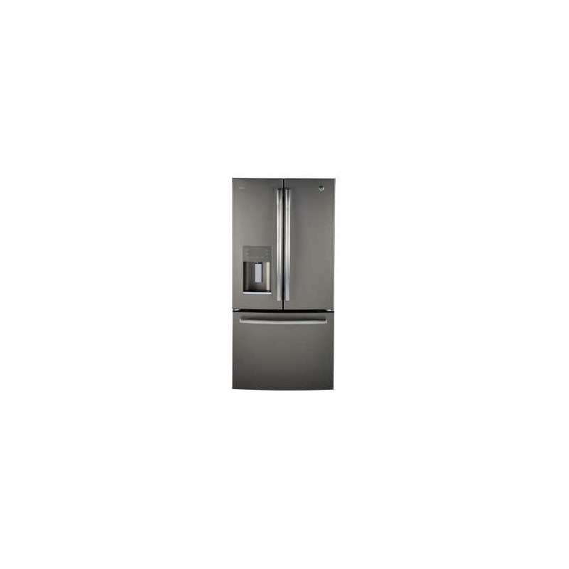 Counter Depth Refrigerator French Doors 17.5 cu.ft. 33 in. GE Profile PYE18HMLKES