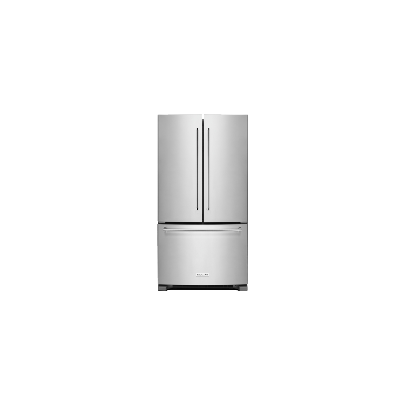 Freestanding French Door Refrigerator 25.19 cu.ft. 36 in. KitchenAid KRFF305ESS