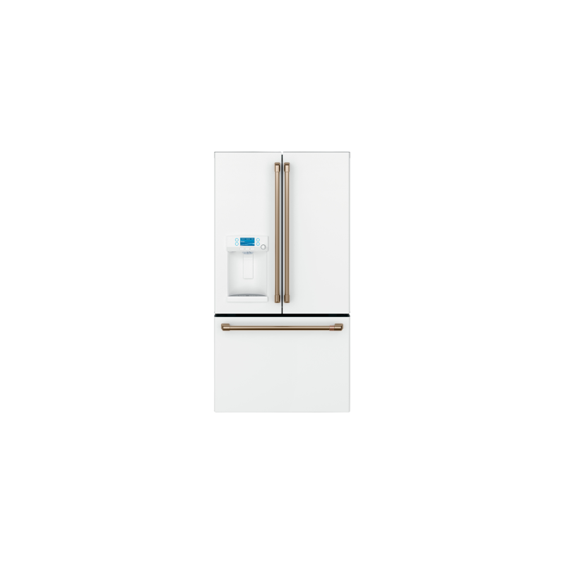 Freestanding French Door Refrigerator 22.1 cu.ft. 36 in. GE Café CYE22TP4MW2