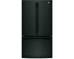 Freestanding French Door Refrigerator 27 cu.ft. 36 in. GE GNE27JGMBB