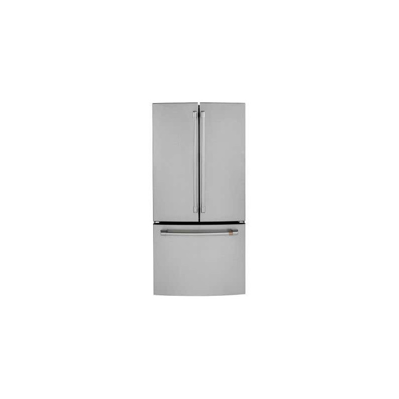 Freestanding French Door Refrigerator 18.6 cu.ft. 33 in. GE Café CWE19SP2NS1