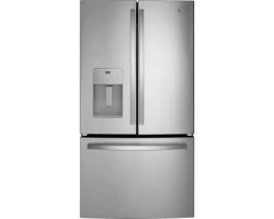 Freestanding French Door Refrigerator 25.6 cu.ft. 36 in. GE GFE26JYMFS