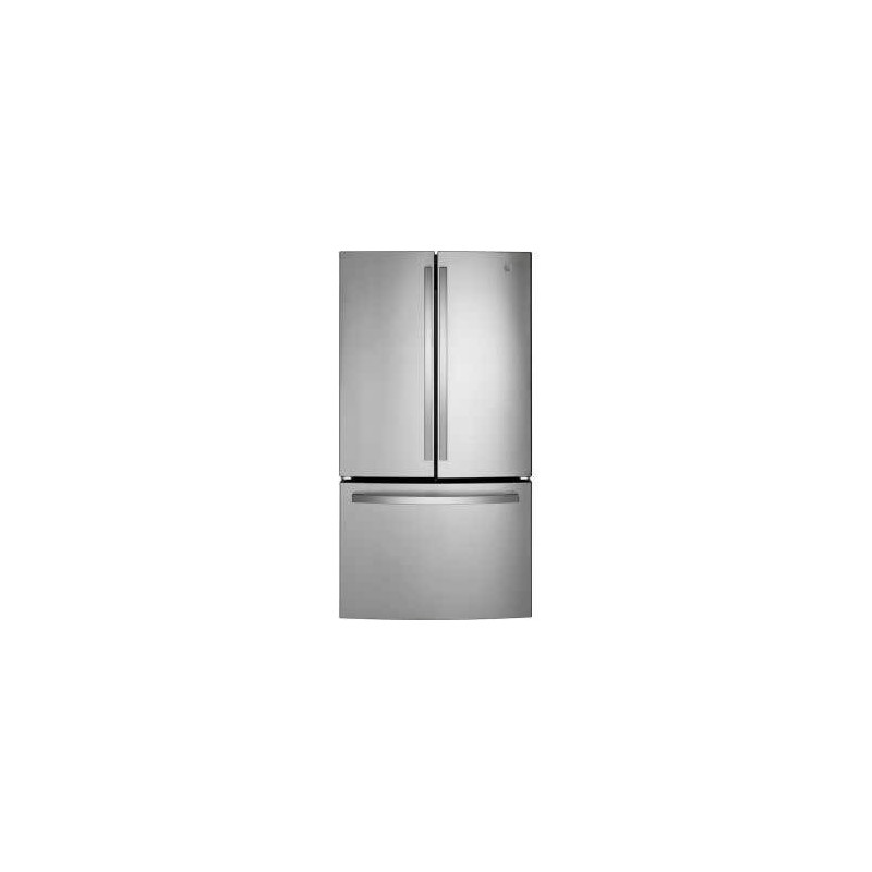 Freestanding French Door Refrigerator 27 cu.ft. 36 in. GE GNE27JYMFS