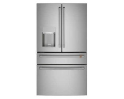 Freestanding French Door Refrigerator 27.8 cu.ft. 36 in. GE Café CVE28DP2NS1