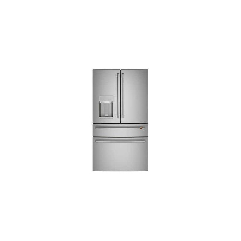 Freestanding French Door Refrigerator 27.8 cu.ft. 36 in. GE Café CVE28DP2NS1