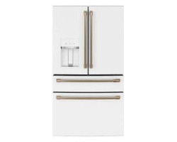 Freestanding French Door Refrigerator 27.8 cu.ft. 36 in. GE Café CVE28DP4NW2