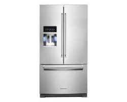 Freestanding French Door Refrigerator 19 cu.ft. 36 in. KitchenAid KRFF577KPS