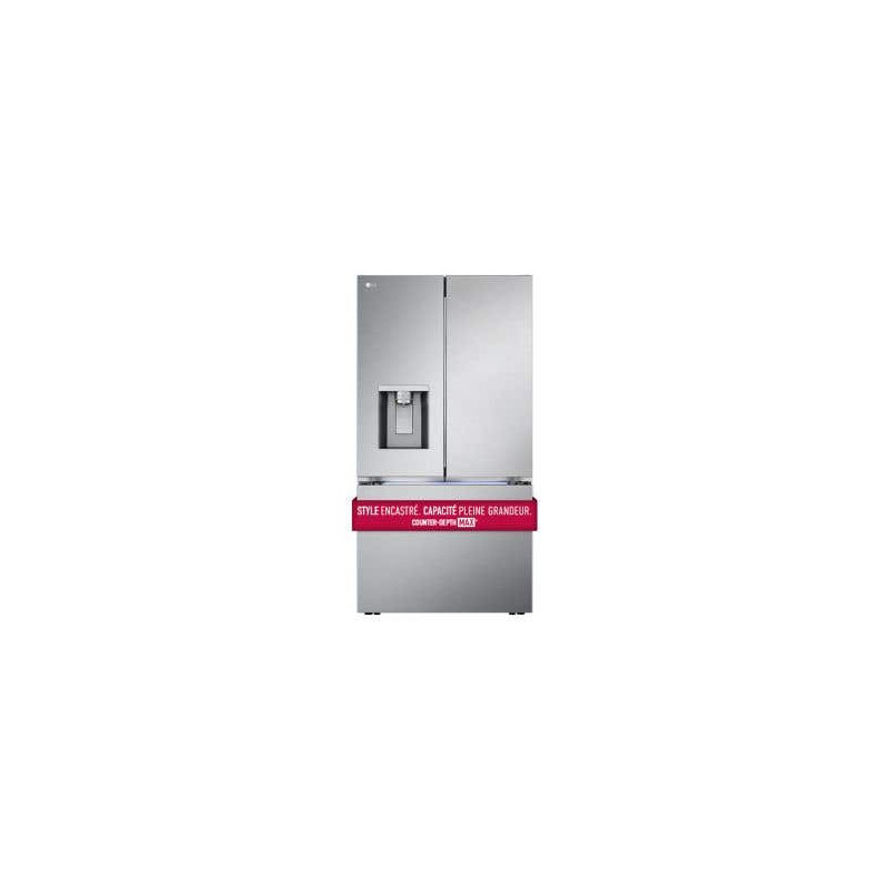 Counter Depth Refrigerator French Doors 26 cu.ft. 36 in. LG LRYXC2606S