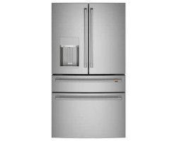 Counter Depth Refrigerator French Doors 22.3 cu.ft. 36 in. GE Café CXE22DP2PS1