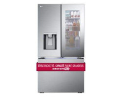 Counter Depth Refrigerator French Doors 26 cu.ft. 36 in. LG LRYKC2606S