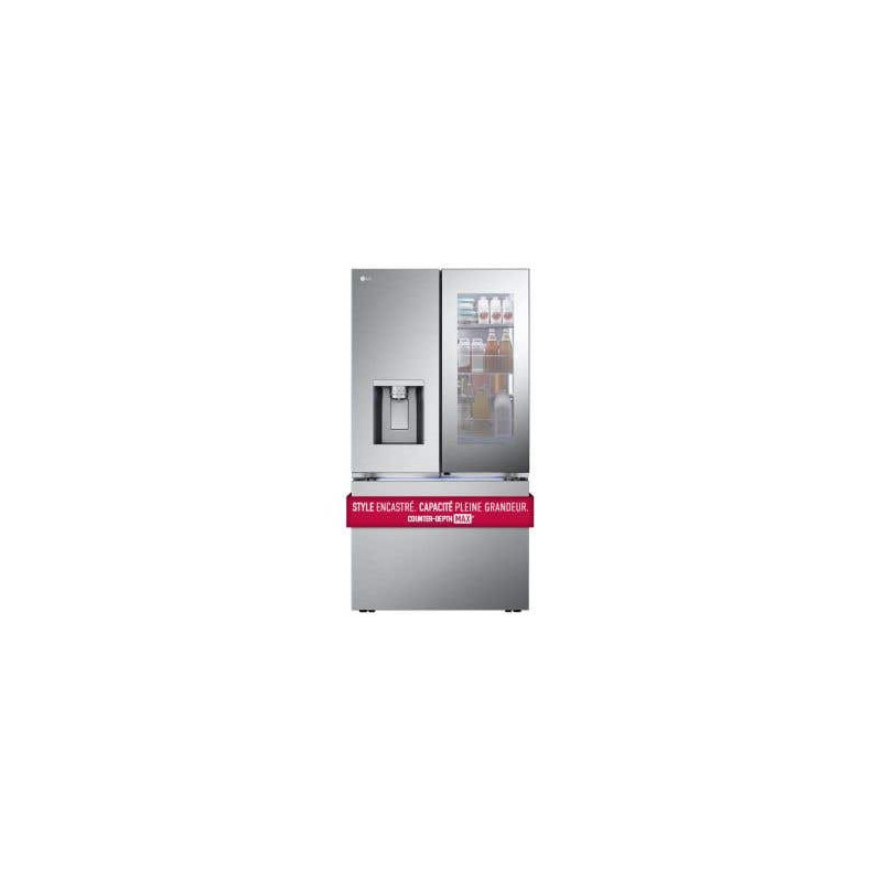 Counter Depth Refrigerator French Doors 26 cu.ft. 36 in. LG LRYKC2606S