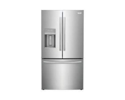 French Door Refrigerator, 36 in., External Water and Ice Dispenser, 27.8 cu. ft., Stainless Steel, Frigidaire GRFS2853AF