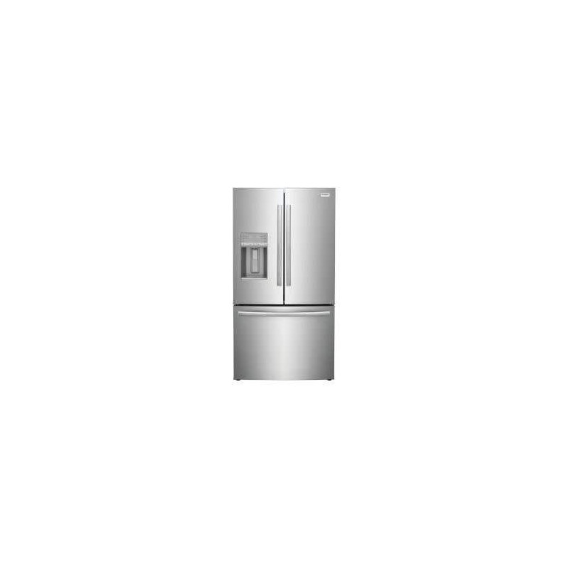 Réfrigérateur à porte française, 36 po, Distributeur d'eau et de glaçons externe, 27.8 pi³ , Inox, Frigidaire GRFS2853AF