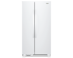 Freestanding French Door Refrigerator 25.1 cu.ft. 36 in. Whirlpool WRS315SNHW