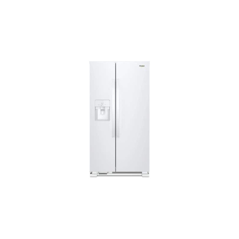 Freestanding French Door Refrigerator 21.4 cu.ft. 33 in. Whirlpool WRS321SDHW