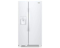 Freestanding French Door Refrigerator 24.55 cu.ft. 36 in. Whirlpool WRS325SDHW