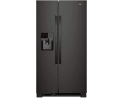 Freestanding French Door Refrigerator 21.4 cu.ft. 33 in. Whirlpool WRS331SDHB