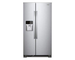 Freestanding French Door Refrigerator 21.4 cu.ft. 33 in. Whirlpool WRS331SDHM