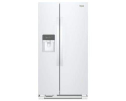 Freestanding French Door Refrigerator 21.4 cu.ft. 33 in. Whirlpool WRS331SDHW